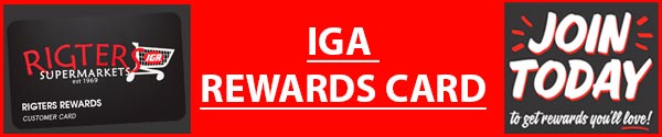 Reward Card by IGA