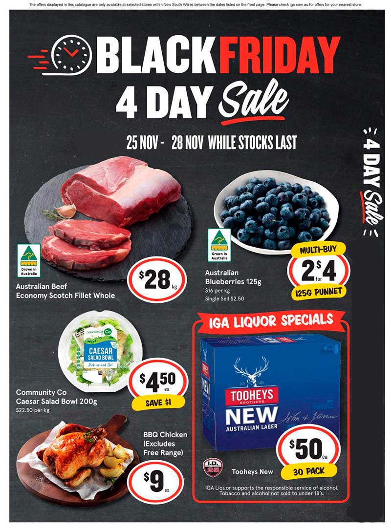 IGA black friday 2023